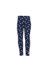 Blue Seven Mini Girl Polka Dot Legging, Navy