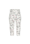 Blue Seven Baby Girl Unicorn Legging, White Multi