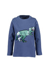 Blue Seven Boy Sequins Dino Top, Blue