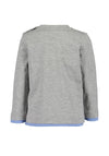 Blue Seven Baby Boy Truck Long Sleeve Top, Grey