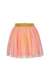 Blue Seven Mini Girl Tulle Skirt, Orange