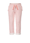 Blue Seven Mini Girl Stripe Trouser, White