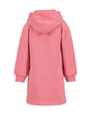 Blue Seven Mini Girl Heart Hooded Sweater Dress, Pink