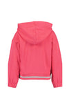 Blue Seven Mini Girl Star Long Sleeve Hooded Jacket, Pink