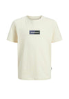 Jack & Jones Boys Bronx Short Sleeve Tee, Buttercream