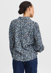 b.young Ditsy Floral Print Shirt, Blue