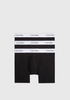 Calvin Klein Modern Cotton Stretch 3 Pack Boxer Briefs, Black