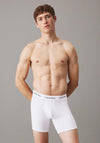 Calvin Klein Cotton Stretch 3 Pack Boxer Briefs, White