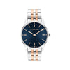 Calvin Klein Men's Timeless Dressed Two-Tone Watch, Silver & Rose Gold