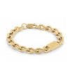 Calvin Klein Mens Curb Chain Bracelet, Gold