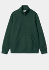 Carhartt Chase Half Zip Sweatshirt, Discovery Green