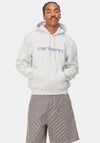 Carhartt Script Hoodie, Ash Heather & Liberty