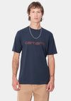 Carhartt WIP Script T-Shirt, Air Force Blue