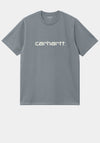 Carhartt WIP Script T-Shirt, Dove Grey