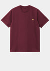 Carhartt WIP American Script T-Shirt, Malbec