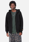 Carhartt WIP Chase Full Zip Hoodie, Black