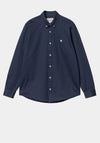 Carhartt WIP Madison Shirt, Air Force Blue