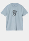 Carhartt WIP Move On Up Graphic T-Shirt, Dusty Ice