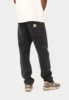 Carhartt WIP Newel Stone Washed Denim Jeans, Black