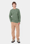 Carhartt WIP Pocket Crew Neck Long Sleeve T-Shirt, Duck Green