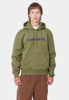 Carhartt WIP Script Logo Hoodie, Capulet