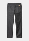 Carhartt WIP Sid Slim Tapered Trousers, Graphite