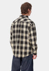 Carhartt WIP Witten Check Shirt, Black & Beige