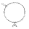 ChloBo Children’s Cute Charm Rainbow Bracelet, Silver