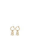 ChloBo Dream Catcher Hoop Earrings, Gold