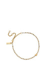 ChloBo Inset Star Ankle Bracelet, Silver & Gold