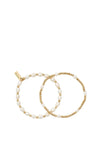 ChloBo Pearl Set of 2 Bracelets, Gold