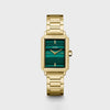 Cluse Fluette Watch, Gold & Green