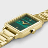 Cluse Fluette Watch, Gold & Green