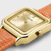 Cluse Ladies Gracieuse Petite Watch, Apricot Lizard & Gold