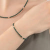 Coeur De Lion Little Twinkle Bracelet, Gold & Dark Green