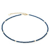 Coeur de Lion Little Twinkle Necklace, Gold & Dark Blue