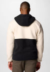 Columbia Men’s Backbowl II Full Zip Hooded Sherpa Fleece, Cream