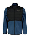 Columbia Basin Butte Zip Fleece, Black & Navy