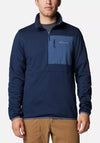 Columbia Hike™ Half Zip Fleece, Navy