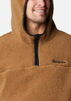 Columbia Rugged Ridge III Half Zip Sherpa Hoodie, Delta