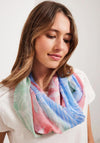 Cecil Colour Block Foil Print Scarf, Multi