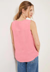 Cecil Cut Out Neckline Top, Peach