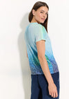 Cecil Ombre Water Colour T-Shirt, Blue