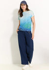 Cecil Ombre Water Colour T-Shirt, Blue