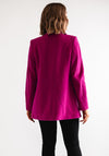 Christina Felix Short Wool Coat, Fuchsia