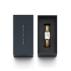 Daniel Wellington Quadro Roman Watch, Gold & Silver