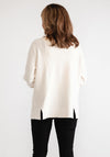 d.e.c.k by Decollage Open Front Cardigan, Cream