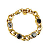 Dyrberg/Kern Ariane Bracelet, Gold & Black