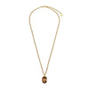 Dyrberg/Kern Barga Necklace, Gold & Brown