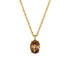 Dyrberg/Kern Barga Necklace, Gold & Brown